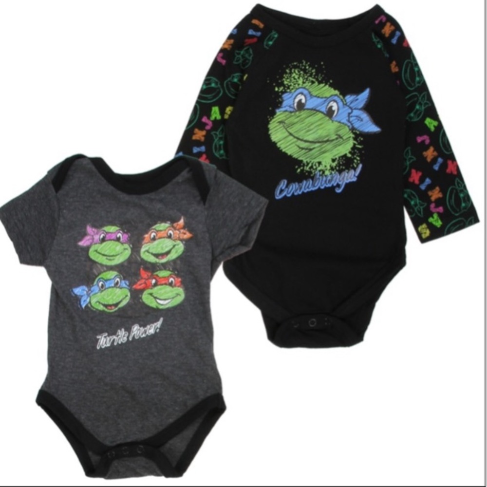 Ninja Turtles Onesies 2 PK